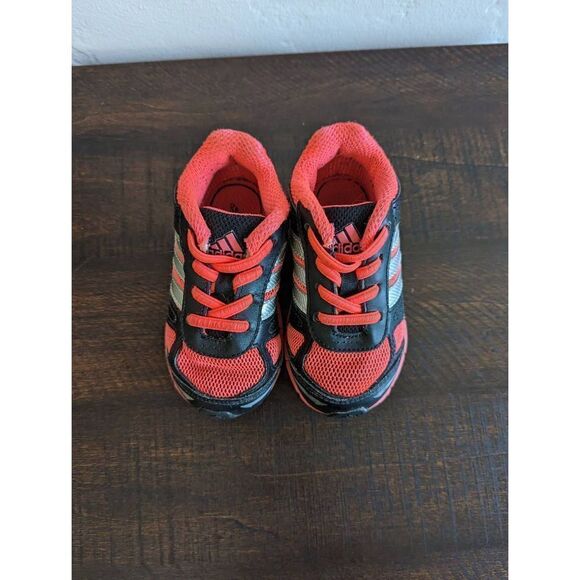 Adidas Black and Red Toddler Shoes - Size 7 Toddler - Picture 4 of 7